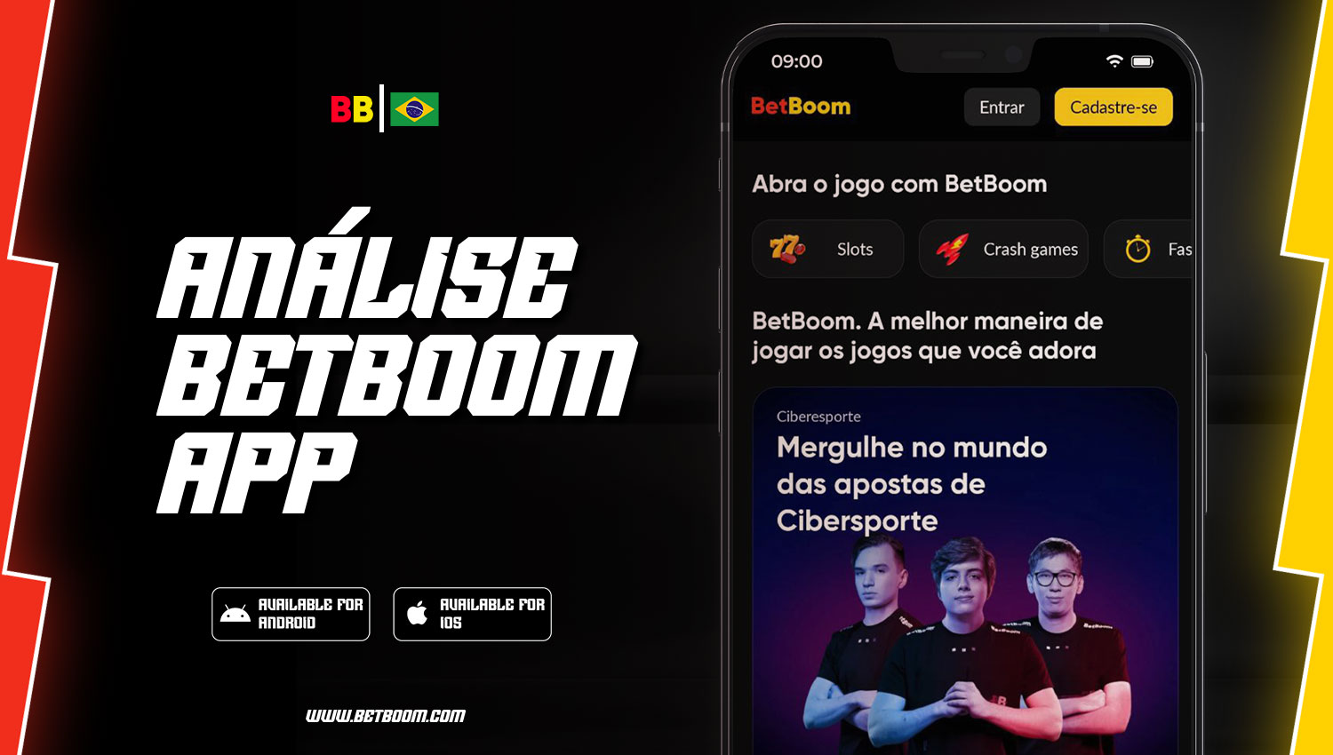 Revisão detalhada do aplicativo móvel BetBoom Brazil para Android e iOS