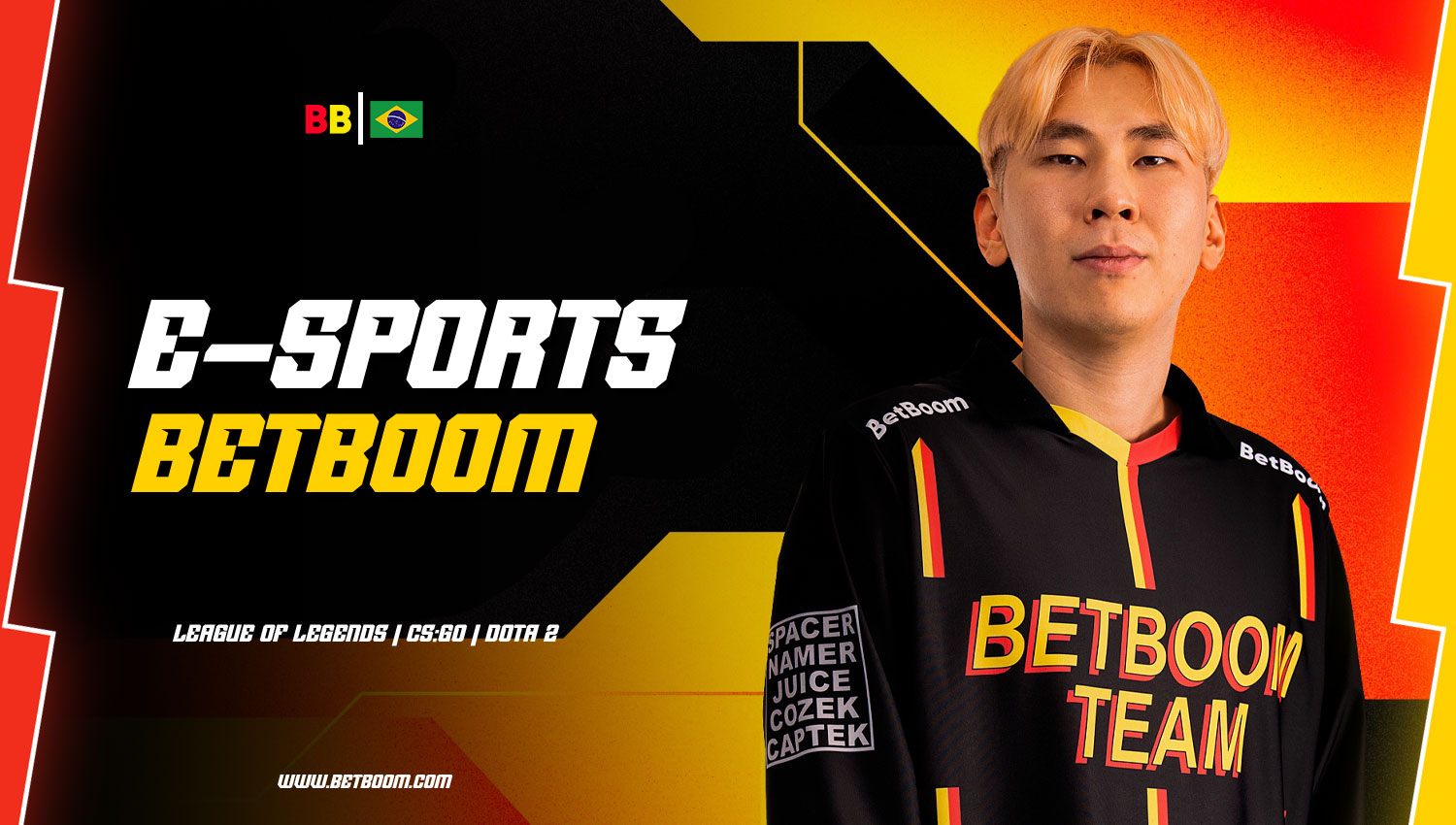 O bookmaker BetBoom proporciona a oportunidade de fazer apostas em eSports para jogadores do Brasil