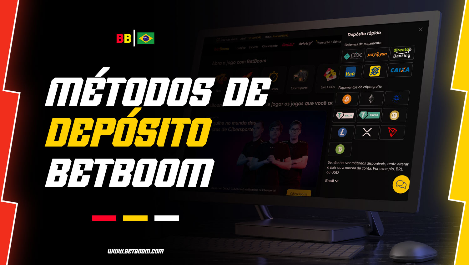 Descrição detalhada do método de depósito na plataforma BetBoom para jogadores brasileiros