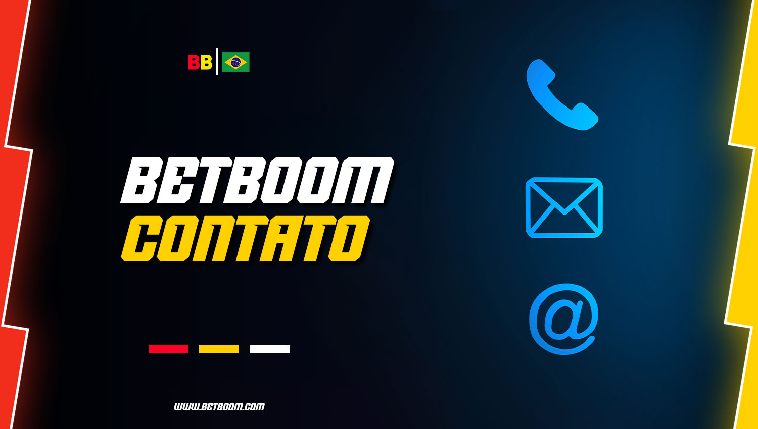Informações de contato da Betboom Brazil para jogadores