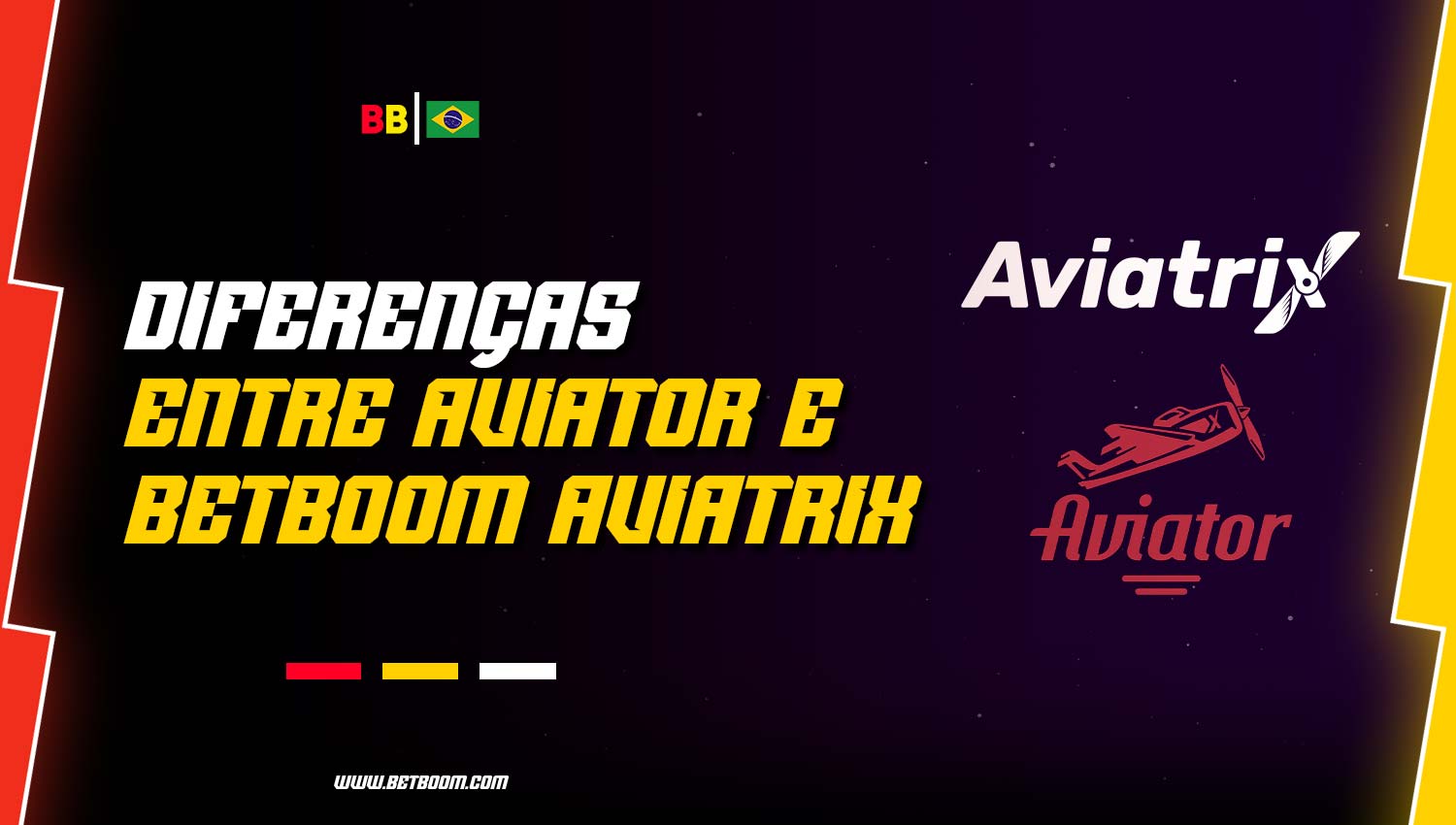 Comparação entre o jogo AviatriX e o Aviator, ambos disponíveis na plataforma BetBoom.