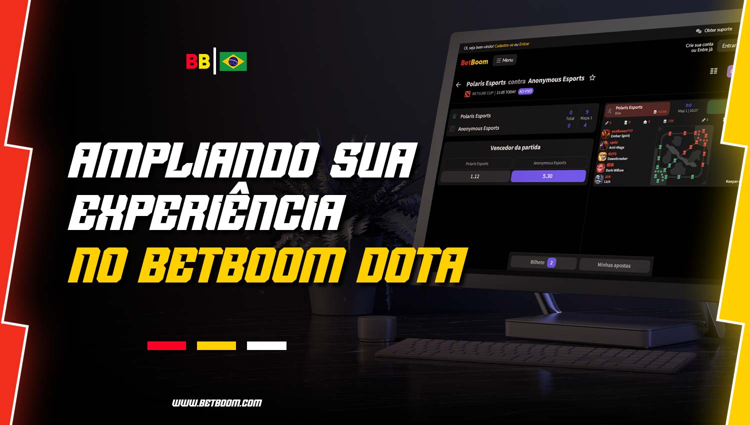 BetBoom Dota oferece aos apostadores novos mercados e opções.